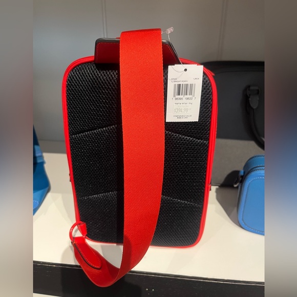 NWT Coach CP023 Track Pack Bright Poppy Red - Picture 7 of 7